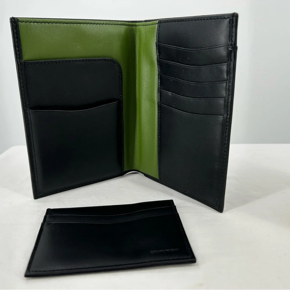 Amex Centurion American Express Black Card Leather Wallet New
